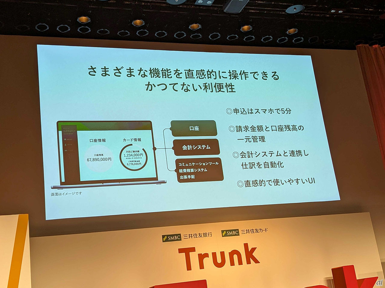 「Trunk（トランク）」の主な機能