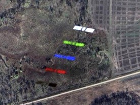 Googleマップの衛星写真に「スターリンク」？が映り込んでいると話題--赤・青・緑・白の理由は