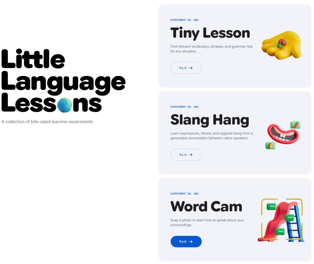 Little Language Lessonsのページ