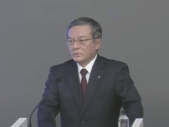 島田明社長（2025年2月の決算会見時）