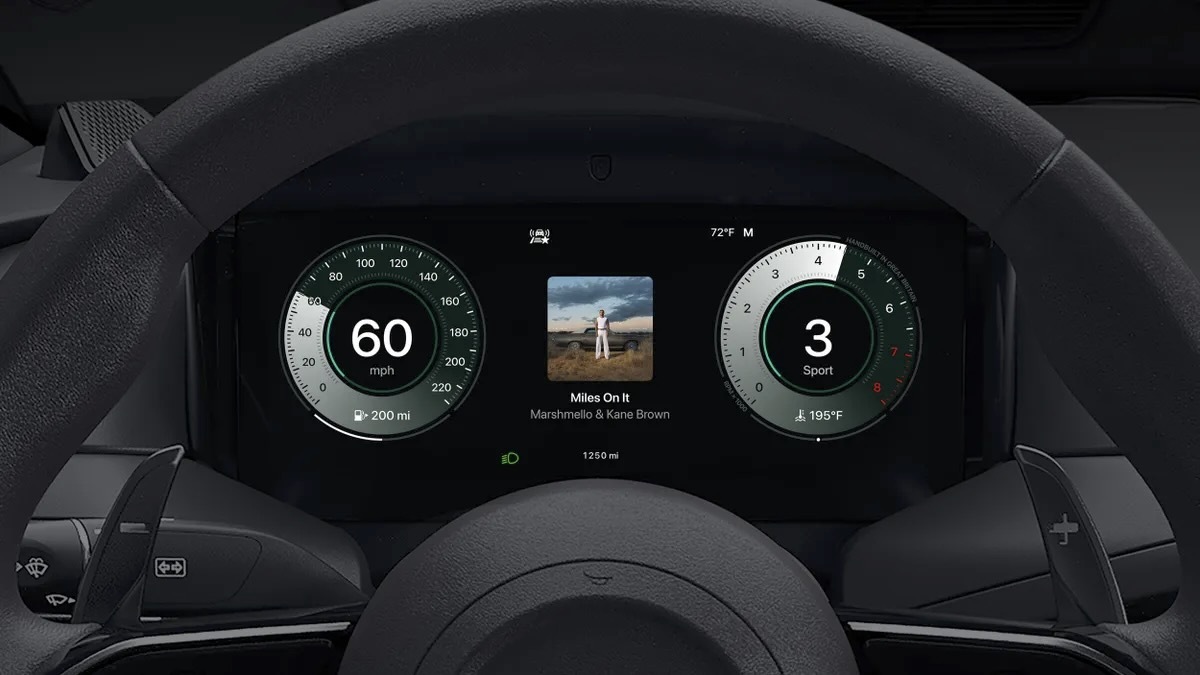 メーター周りのデザインや表示情報を自由にアレンジできるAppleのCarPlay Ultra（Apple）