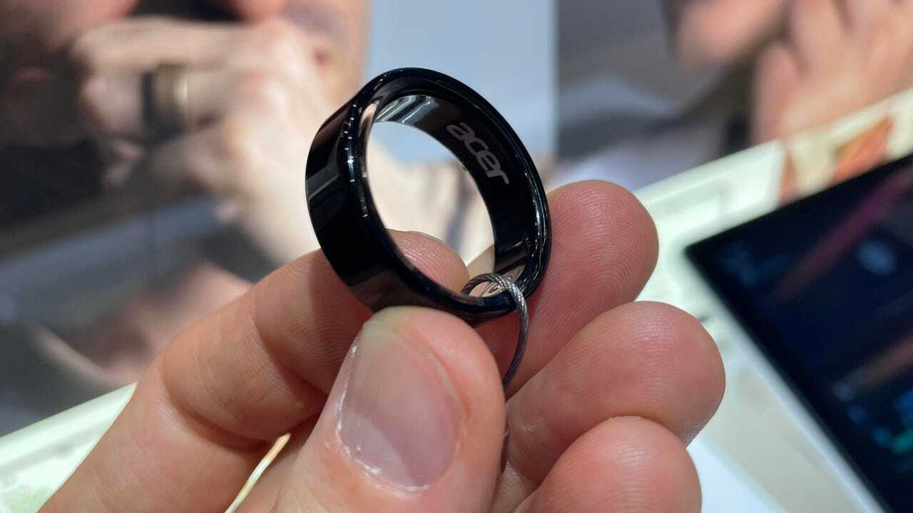 ブラックのFreeSense Ring