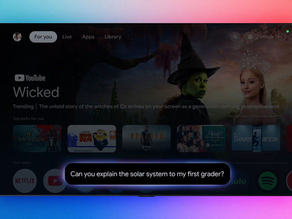 Google TVに「Gemini」搭載でできること--「何を一気見する？」「一番面白いミッション・インポッシブルは？」