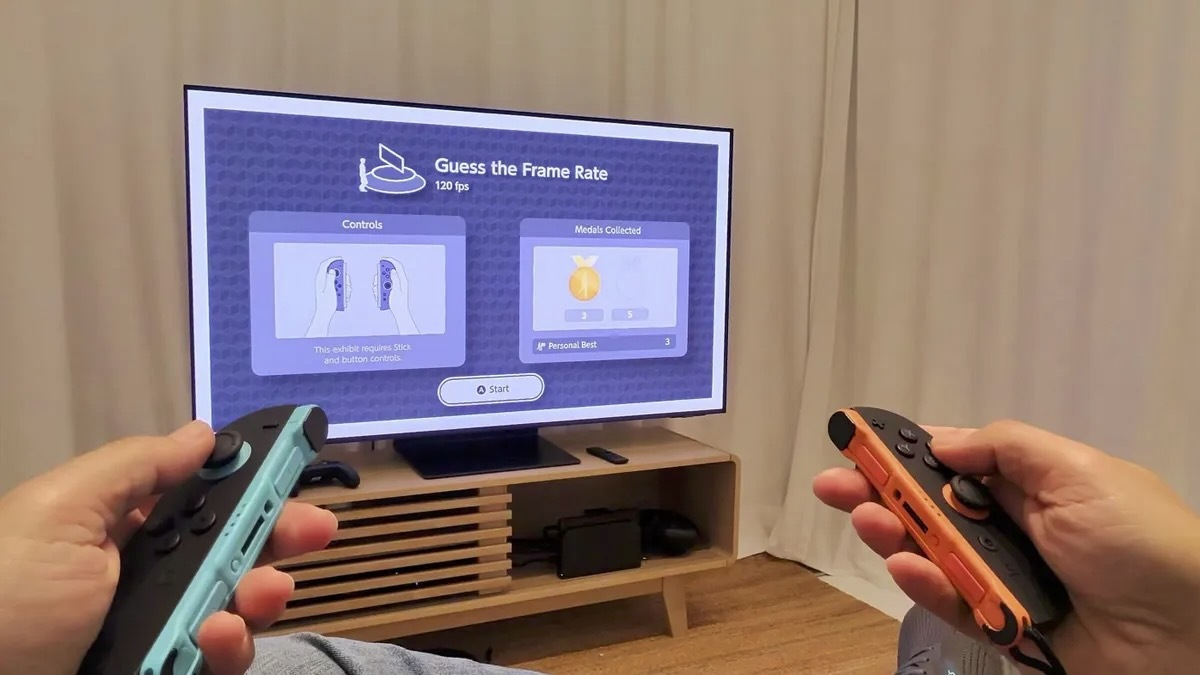 ドック接続時、4KテレビではSwitch 2の映像が格段にシャープに表示される（Scott Stein／CNET）