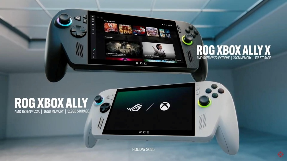 「ROG Xbox Ally」「ROG Xbox Ally X」