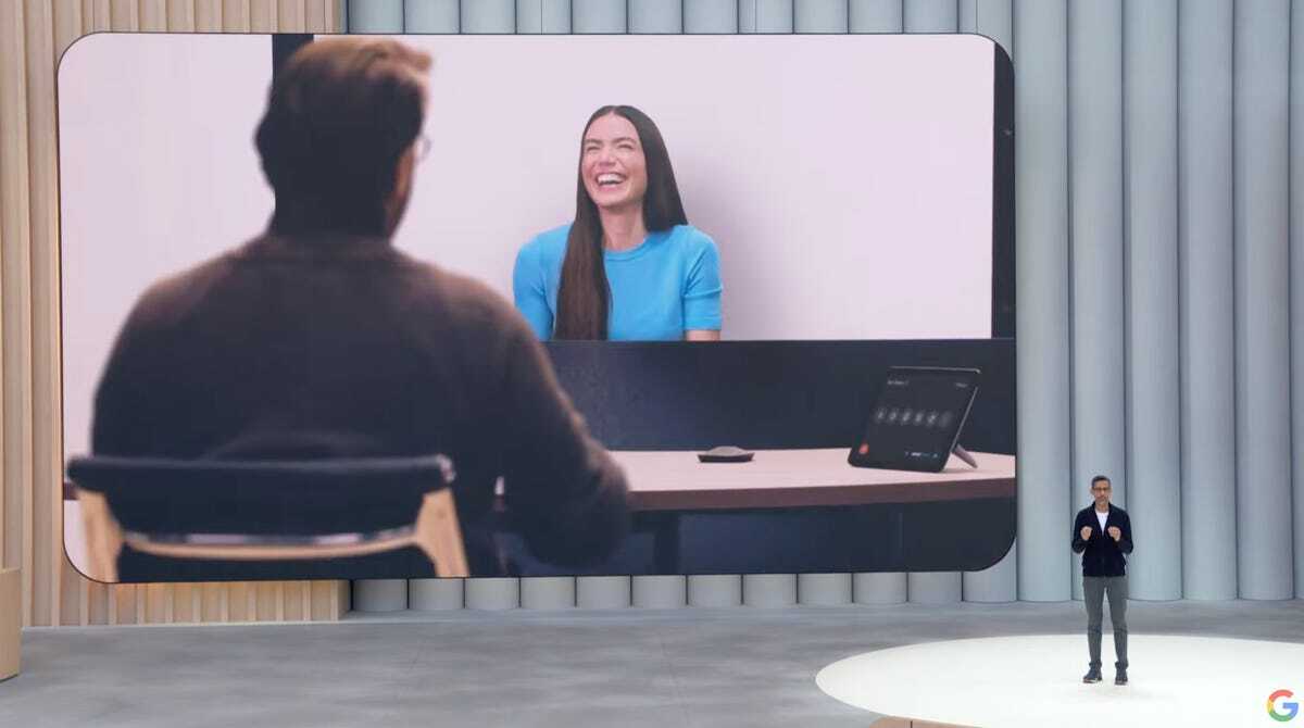 HP Dimension with Google Beam発表の様子
