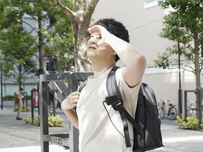 リュックに付ける冷却デバイス「ワキひえ～る」