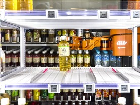 ローソン「次世代コンビニ」ついに開店--AIやロボットで人手不足に対処　業務3割減めざす