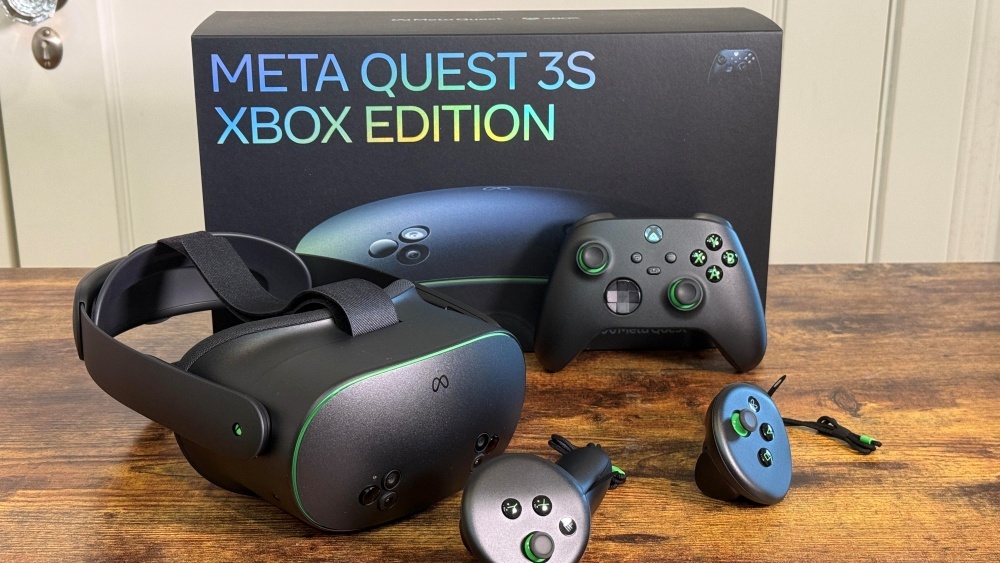 Meta Quest 3S Xbox Edition一式と梱包箱