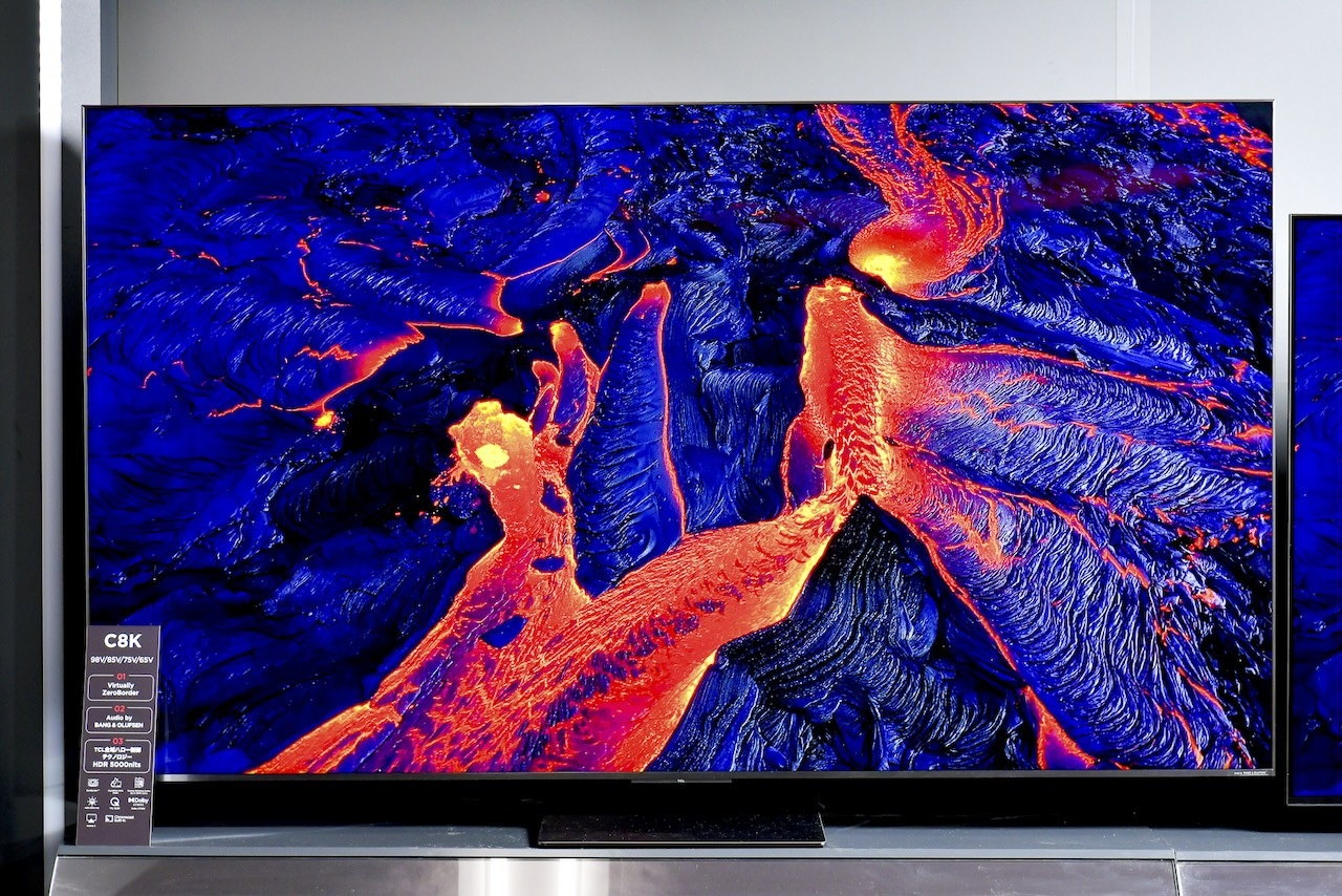 TCL JAPAN ELECTRONICSが2025年5月に発売したフラッグシップモデルの「C8K」シリーズ