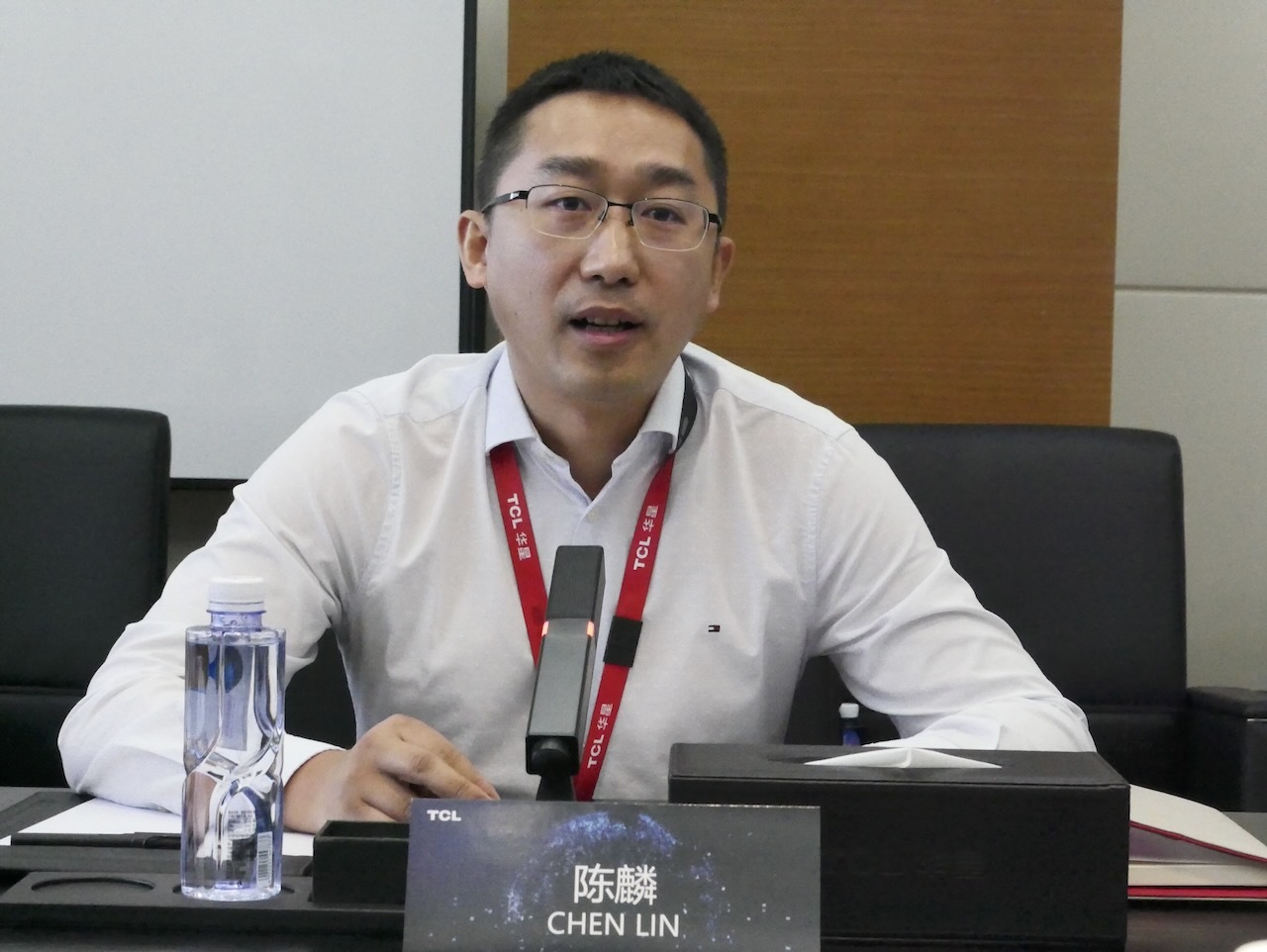 TCL CSOT LEDディスプレイ製品開発グループグループ長の陳麟（チン・リン）氏