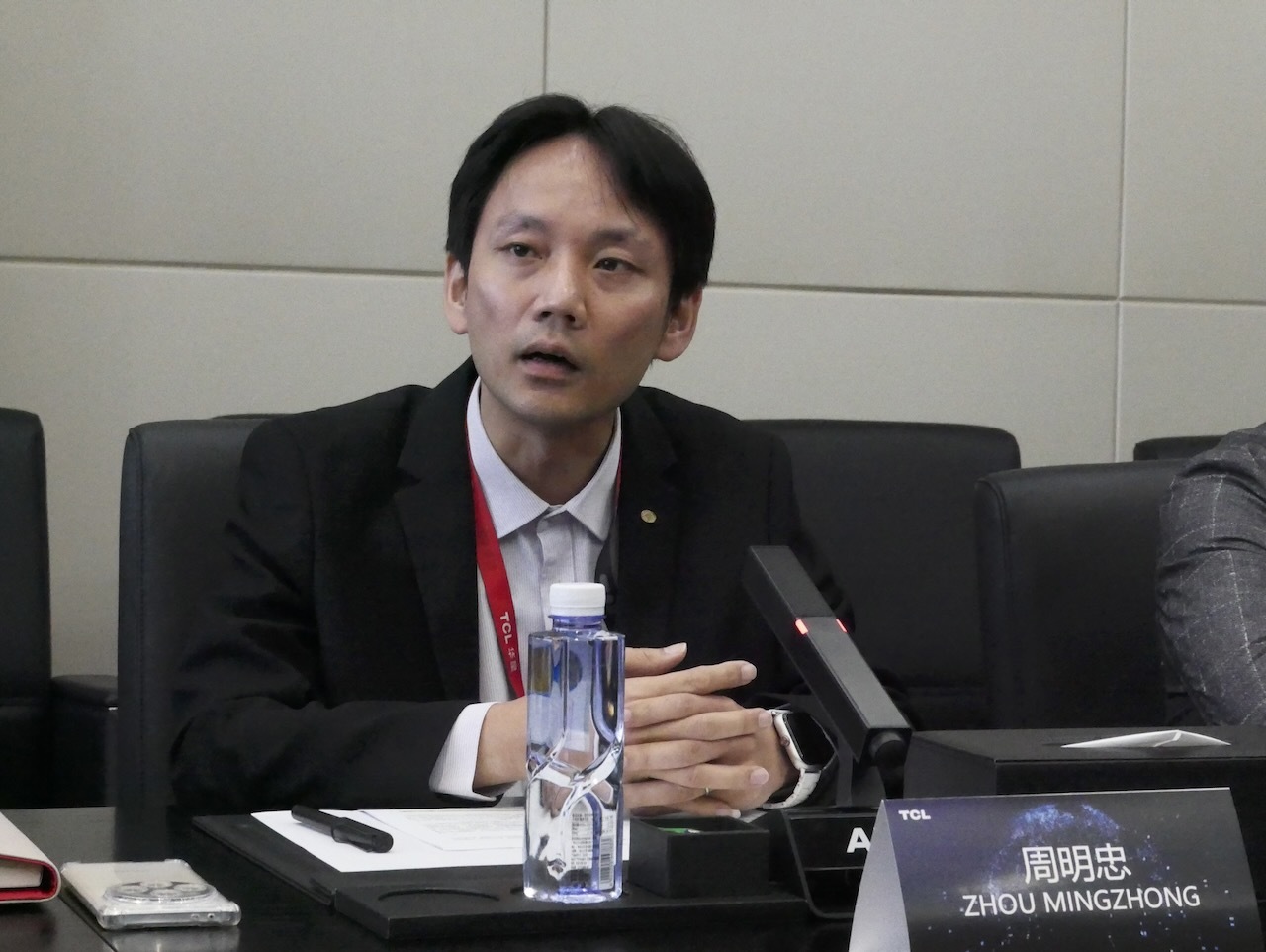 TCL CSOTの技術企画センターセンター長を務める周明忠（シュウ・ミンチョウ）氏