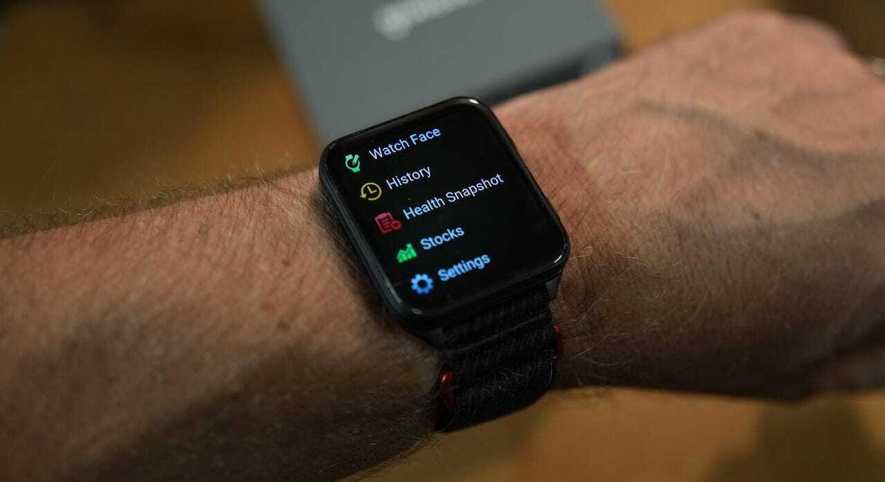 設定などの項目が表示されたGarmin Venu X1