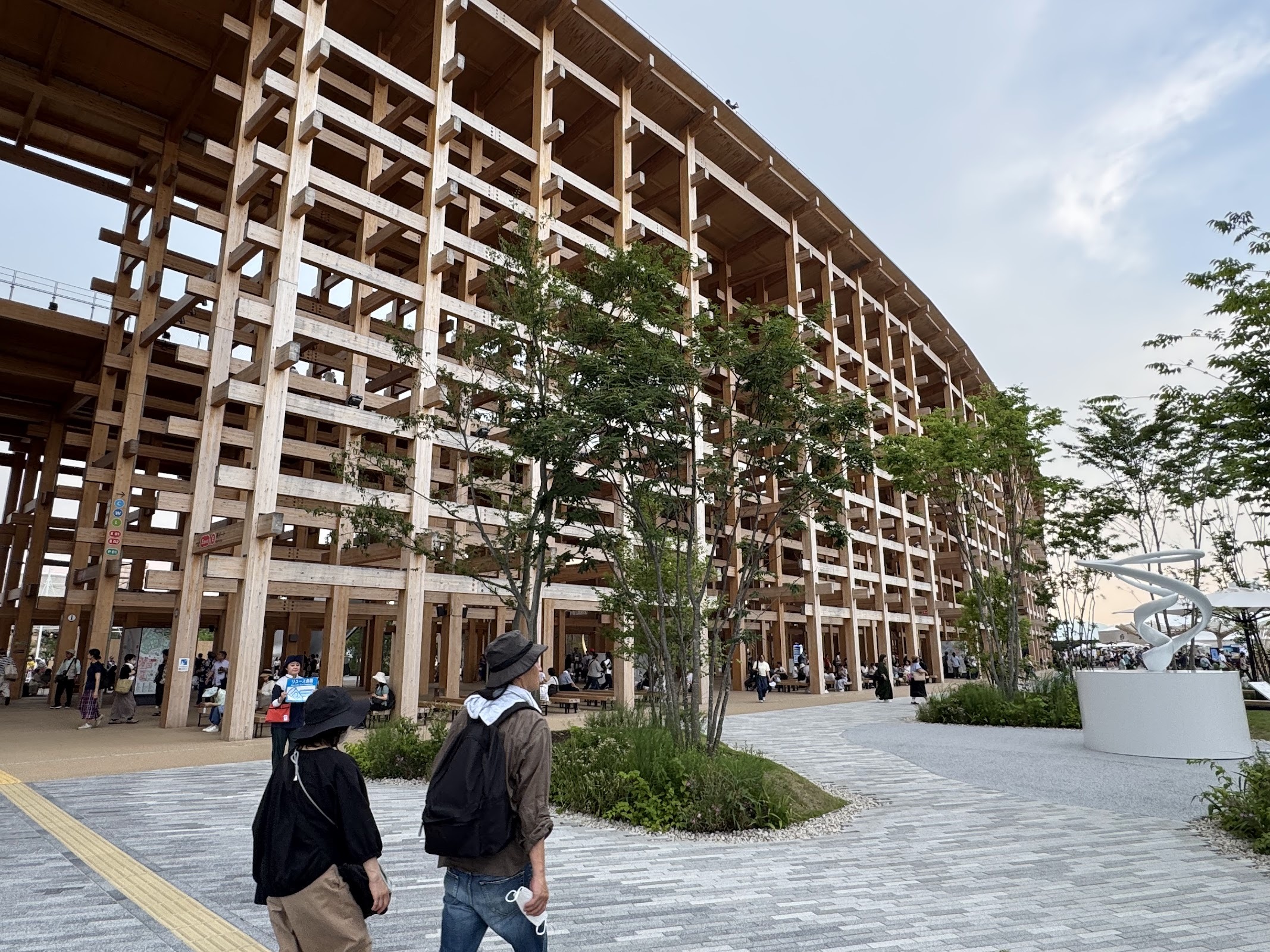 大阪・関西万博のシンボルの1つ「大屋根リング」