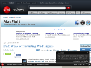 iPad： Weak or fluctuating Wi-Fi signals | MacFixIt - CNET Reviews