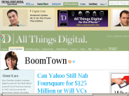 Foursquare Courted by Yahoo and VCs | Kara Swisher | BoomTown | AllThingsD