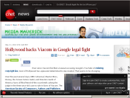 Hollywood backs Viacom in Google legal fight | Media Maverick - CNET News