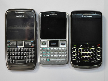 NokiaやBlackBerryのキーボード端末と比べても遜色ない