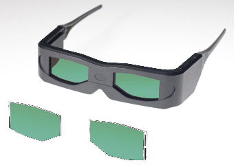 OCB液晶パネルを採用した3Dメガネ