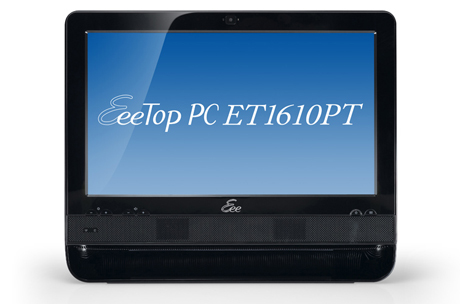 ASUS、薄さ4.2cmのタッチスクリーンPC「EeeTop PC ET1610PT」 - CNET Japan