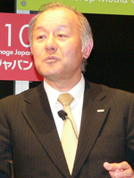 NTTコミュニケーションズ代表取締役副社長の海野忍氏