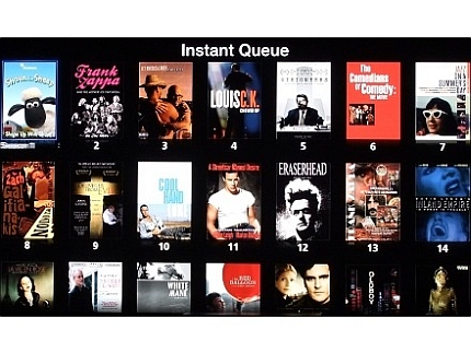 Netflix Instant Queueの画面