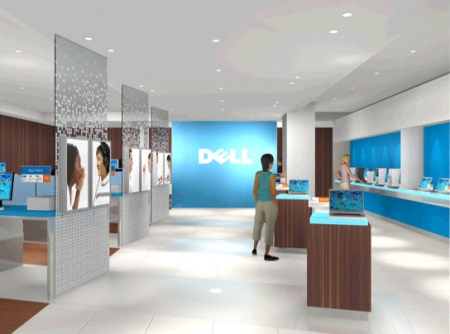 Dell直営小売店舗イメージ図