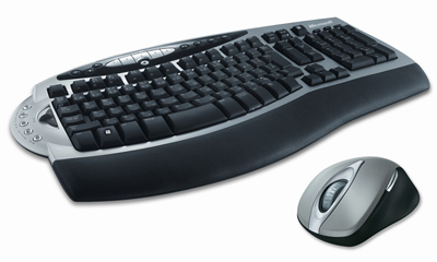 “Microsoft Wireless Laser Desktop 4000のキーボード＆マウス