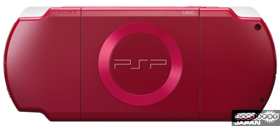 【動作OK】 SONY PSP-2000 DR ディープレッド 05-304