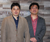“左：CMOのCHOI SEUNG SIK氏、右：President & CEOのKIM KIROCK氏