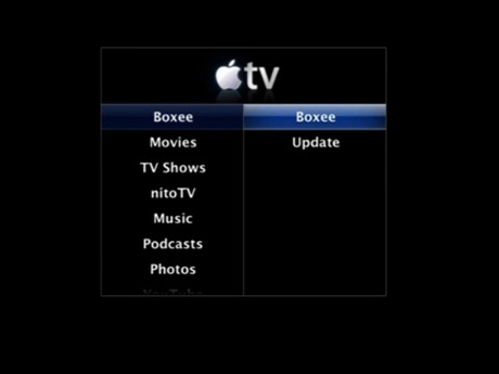 Apple TVのソースリスト