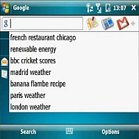 Windows Mobile向けGoogle Mobile App