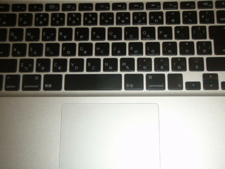 MacBookのキーボード