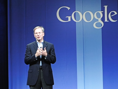 Google I/O開幕のあいさつに登場したCEOのEric Schmidt氏