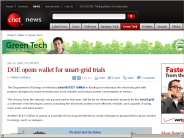 DOE opens wallet for smart-grid trials | Green Tech - CNET News