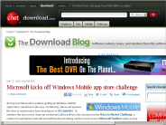 Microsoft kicks off Windows Mobile app store challenge | The Download Blog - Download.com