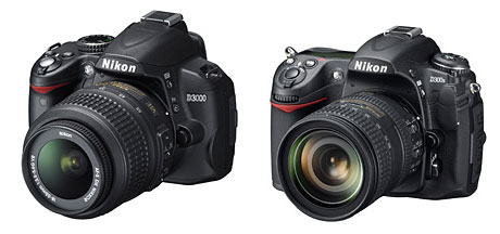 ニコン、デジタル一眼レフカメラ「ニコン D3000」および「ニコン D300S