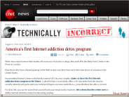 America’s first Internet addiction detox program | Technically Incorrect - CNET News