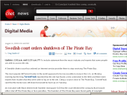 Swedish court orders shutdown of The Pirate Bay | Digital Media - CNET News