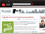 Nonprofits next to test Facebook payment platform | The Social - CNET News