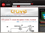 IBM patents TV remote that updates Twitter, Facebook | Crave - CNET