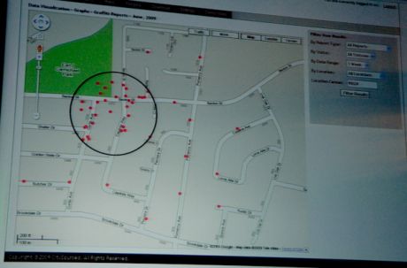 Citysourcedは市民からの苦情のデータを地図と組み合わせる。