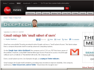 Gmail outage hits ’small subset of users’ | Deep Tech - CNET News