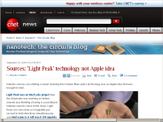 Sources： ’Light Peak’ technology not Apple idea | Nanotech - The Circuits Blog - CNET News
