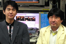 NHKメディア技術センター部長の山内雄敦氏と山田岳史氏