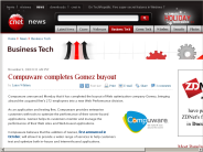 Compuware completes Gomez buyout | Business Tech - CNET News