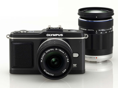 「OLYMPUS PEN E-P2」+「M.ZUIKO DIGITAL ED 9-18mm F4.0-5.6」（左）、「M.ZUIKO DIGITAL ED 14-150mm F4.0-5.6」（右）