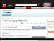 Twitter’s geotagging API goes live | Webware - CNET