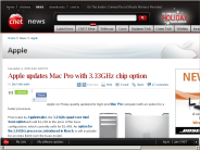 Apple updates Mac Pro with 3.33GHz chip option | Apple - CNET News