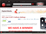 MIT wins DARPA balloon challenge | Digital Media - CNET News